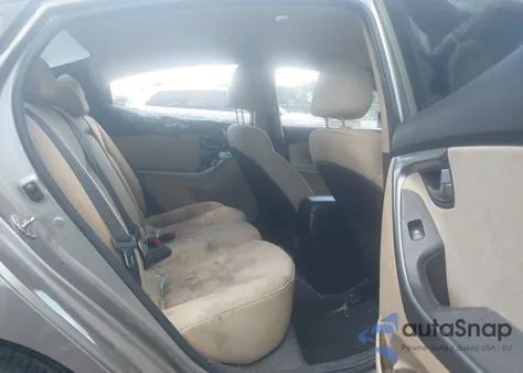 2012 Hyundai Elantra Gls z USA, uszkodzony, nr VIN 5NPDH4AE3CH110995